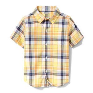 Janie and Jack Plaid Short Sleeve Shirt, 4 - NWT
